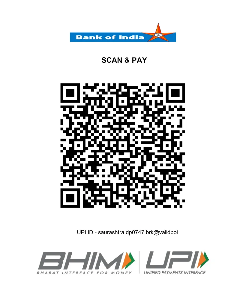 UPI QR Code for Payment to Saurashtra Capital Broking Pvt. Ltd. - DP